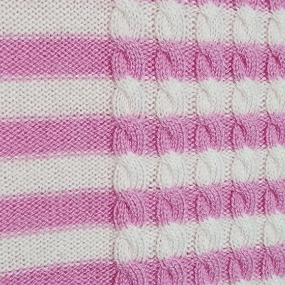 GANNI Pink & White Striped Sweater - Picture 8 of 11